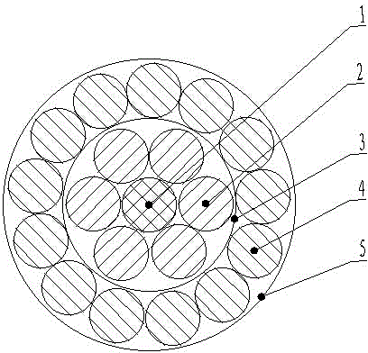 Abrasion-resistant steel wire rope