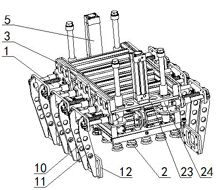 Clamping device of manipulator