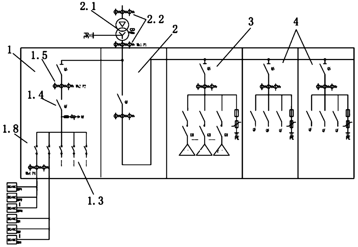 Roof solar grid-connected power station with energy storage battery system