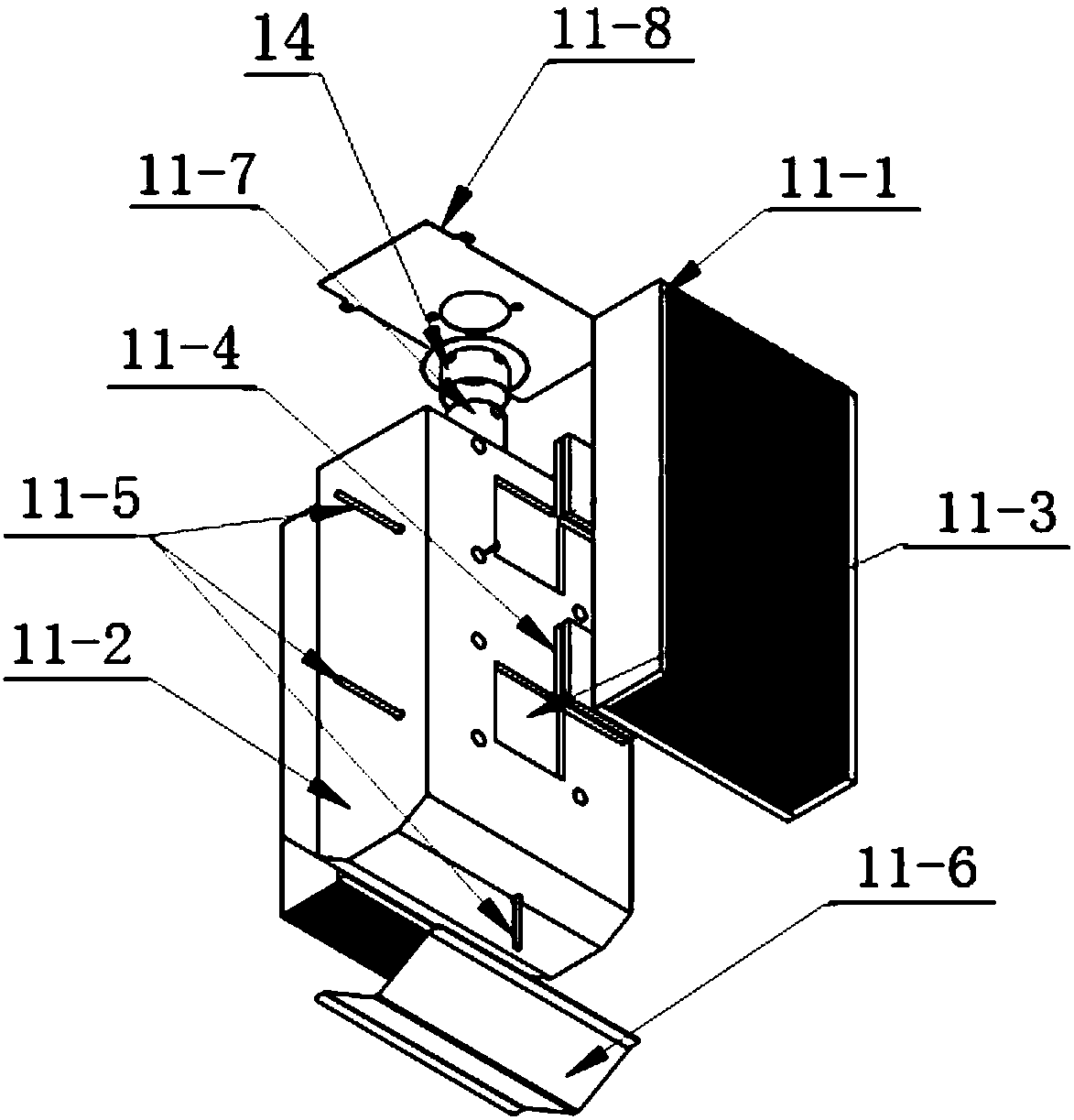 Low temperature furnace body and low temperature dry body temperature calibrator comprising same