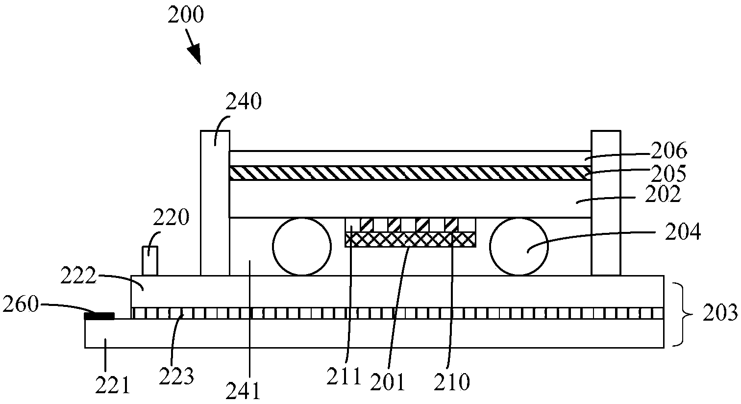 Capacitance type fingerprint sensor packaging structure and packaging method