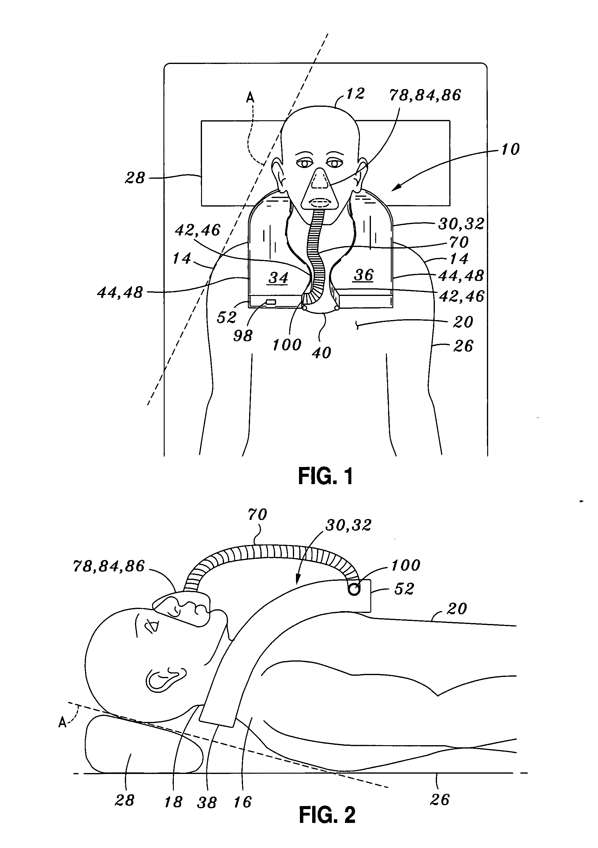 Continuous positive airway pressure device and configuration for employing same