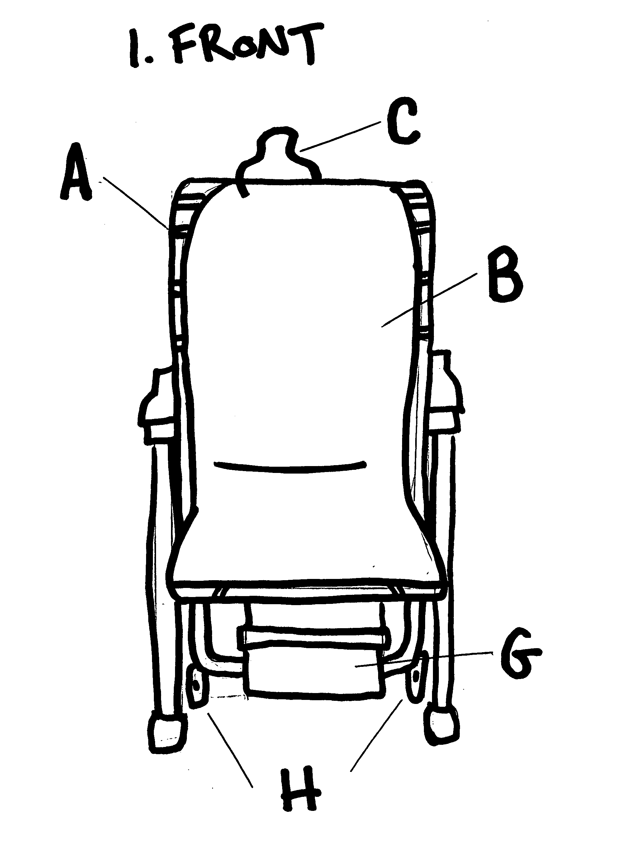 Heated portable battery powered sports chair