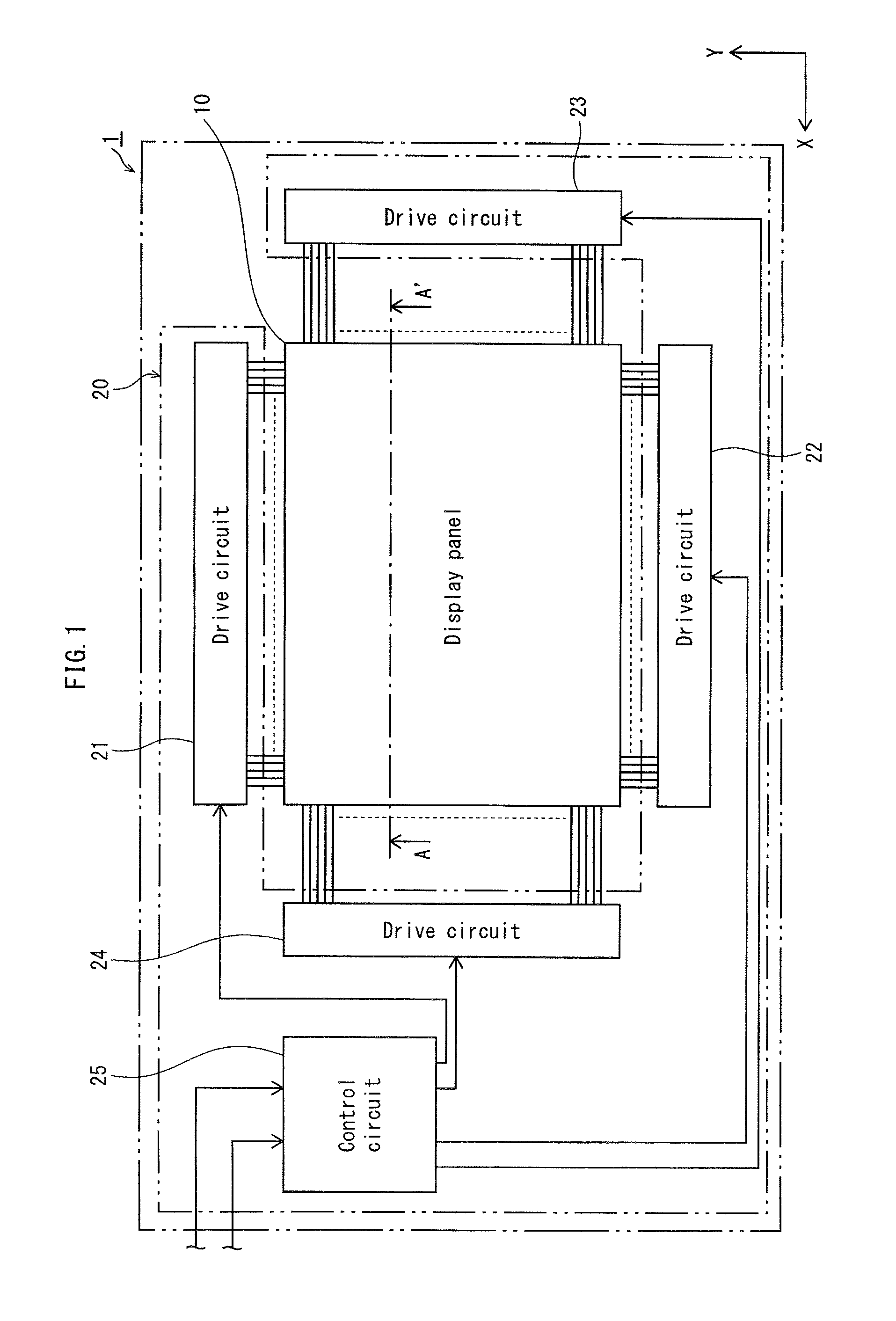 Organic light-emitting panel for controlling an organic light emitting layer thickness, and organic display device