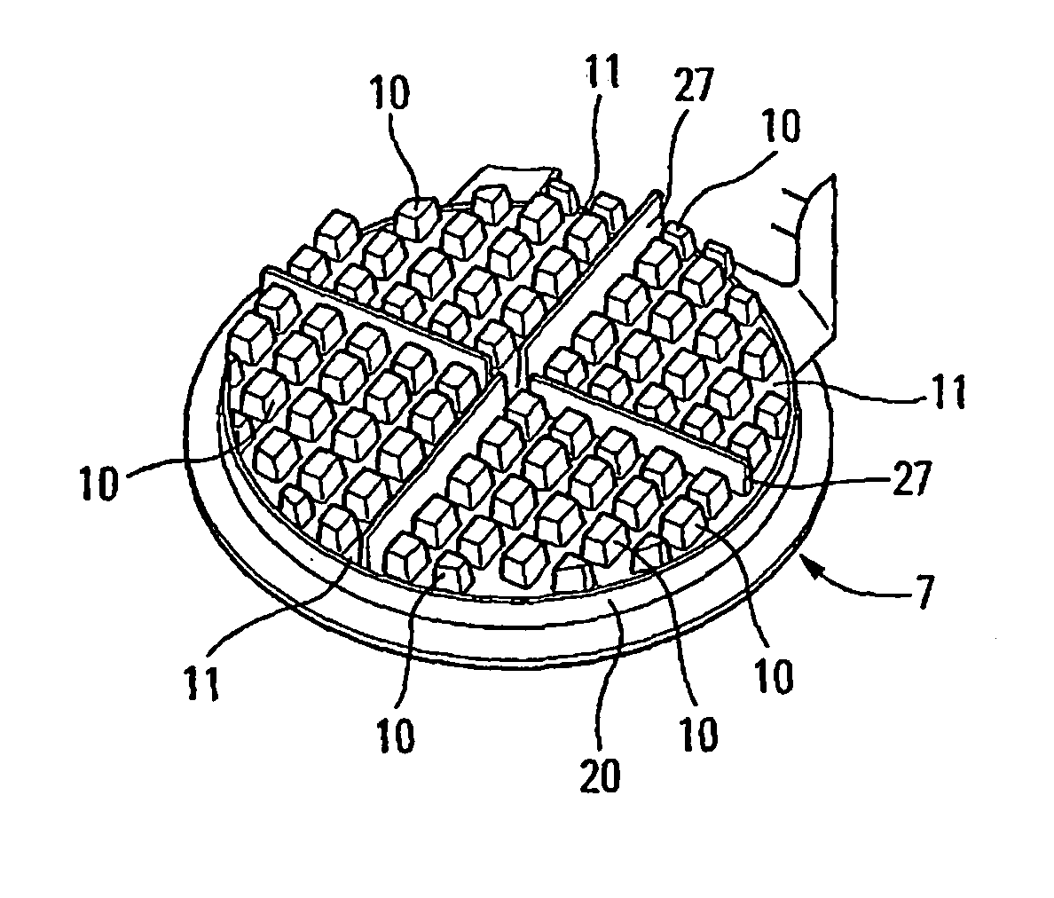 Limited Overflow Waffle Iron