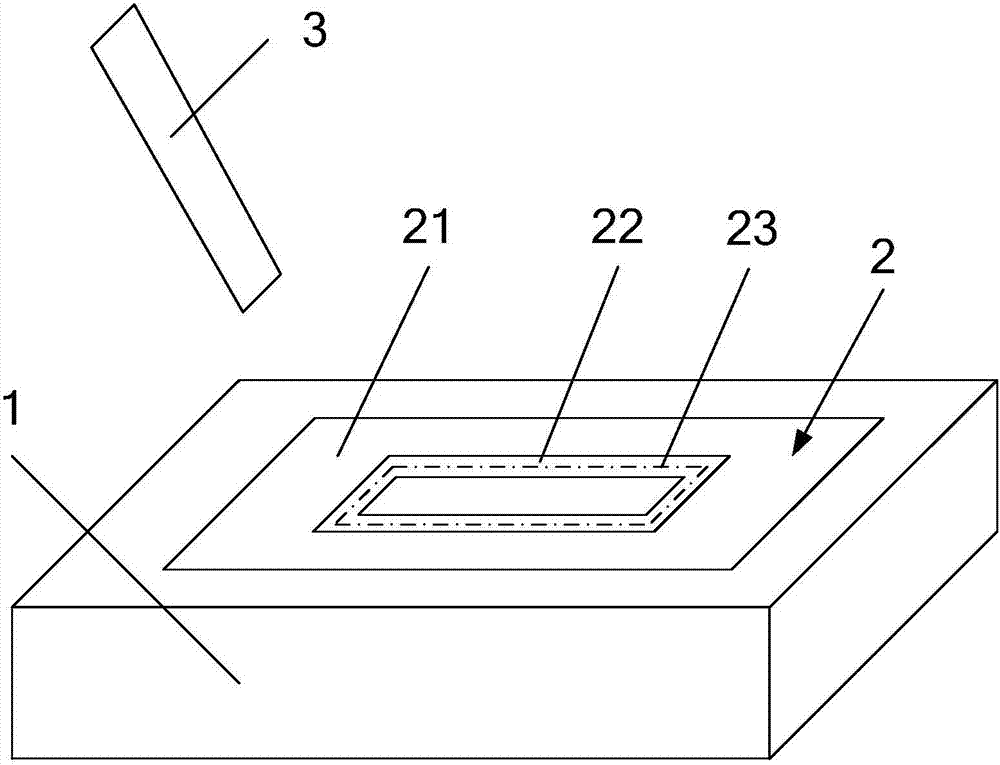 Laser encapsulation method and laser encapsulation equipment