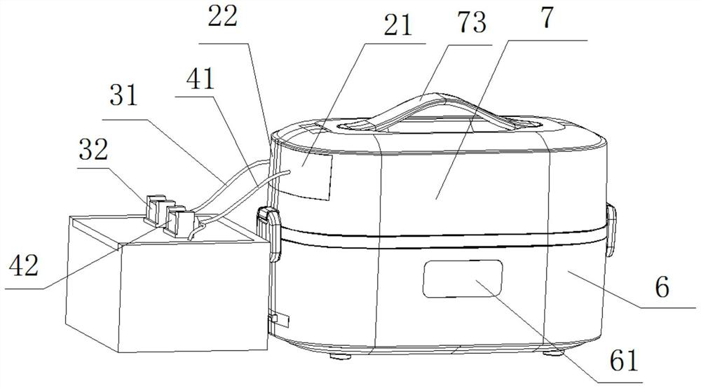 Electric heating lunch box