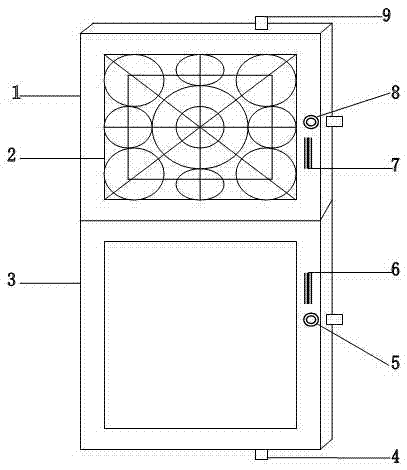 Three-dimensional multi-purpose energy-saving burglar-proof door