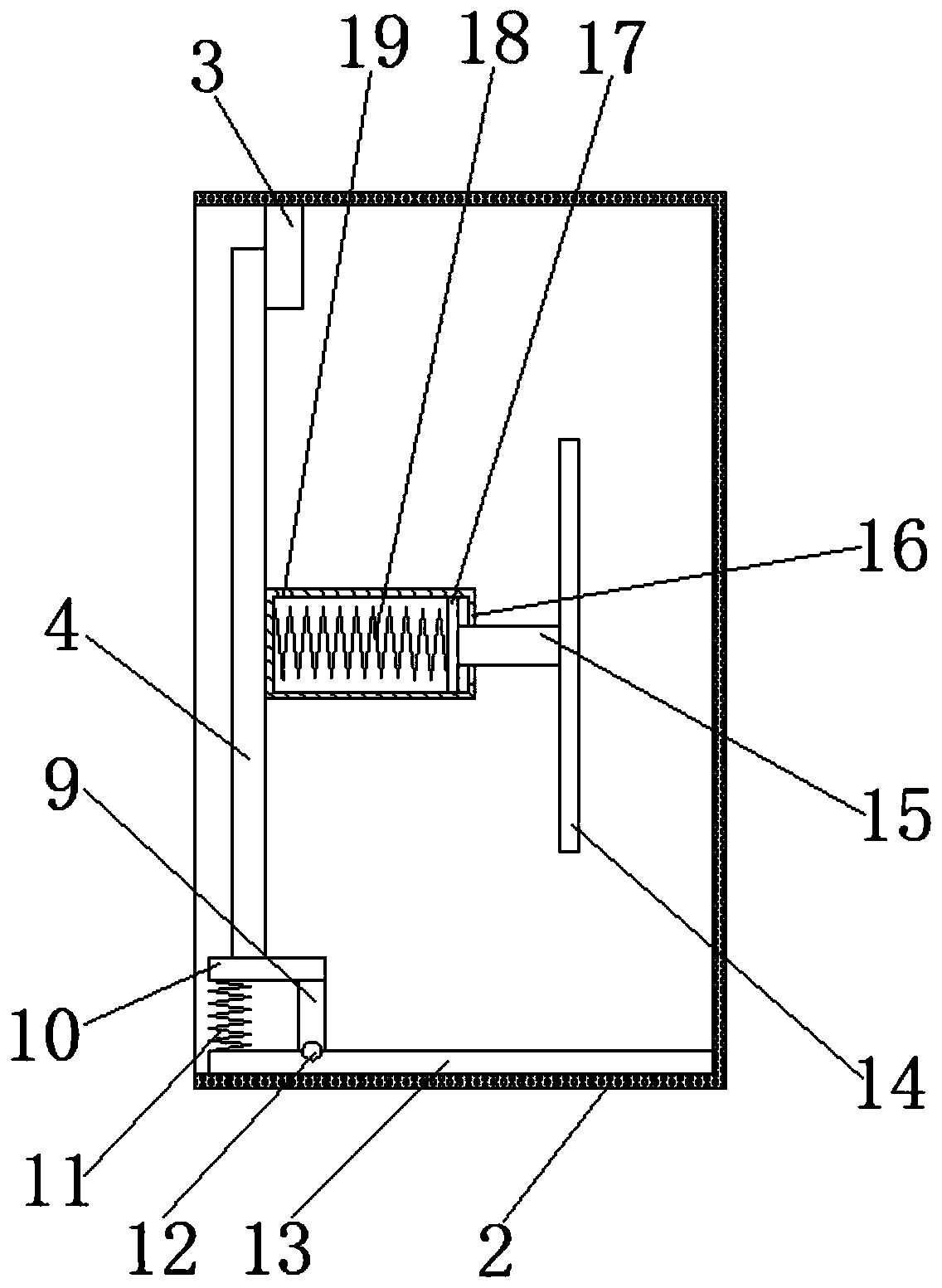 Anti-bump travel trolley case improved structure