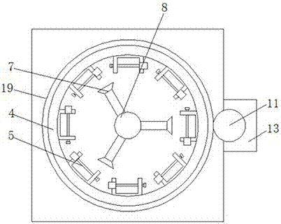 Paint spraying device for automobile parts