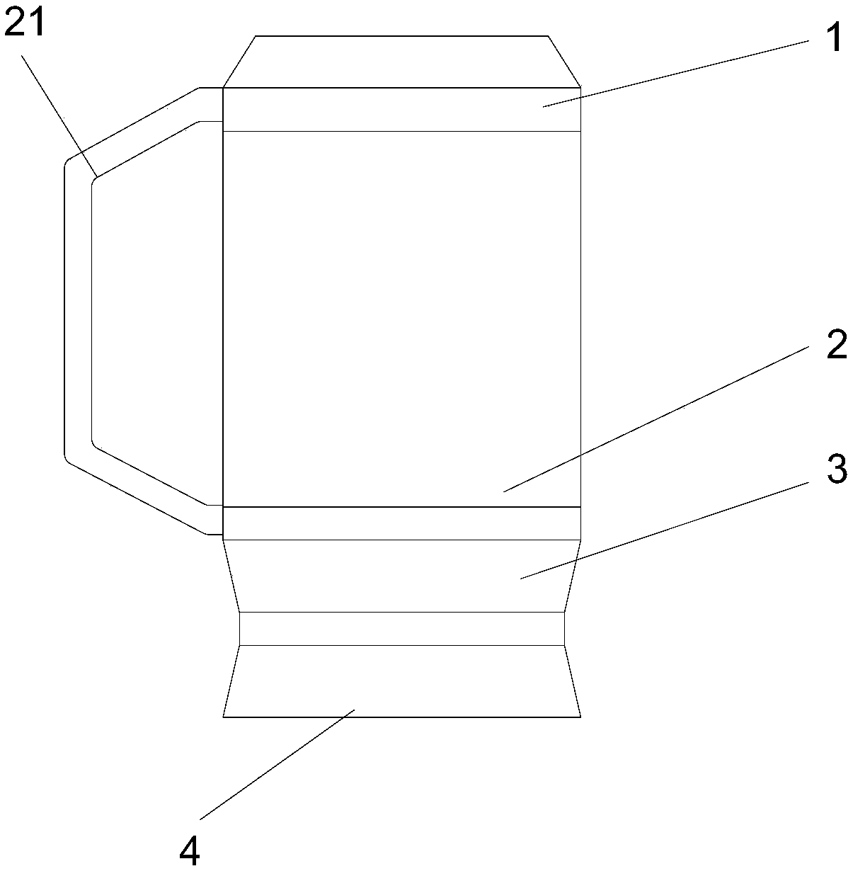 A portable socket electric heating insulation cup