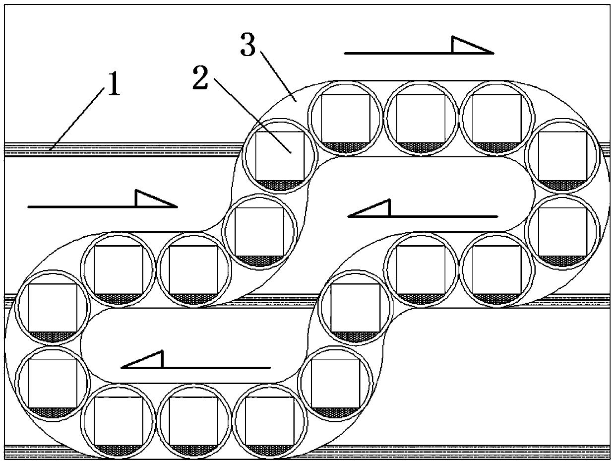 A motor-driven continuous cycle elevator system