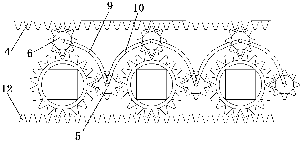 A motor-driven continuous cycle elevator system