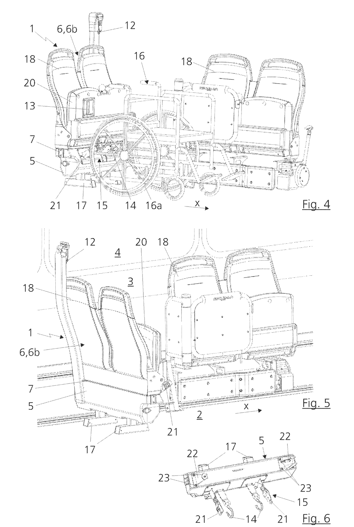 Modular element for a vehicle