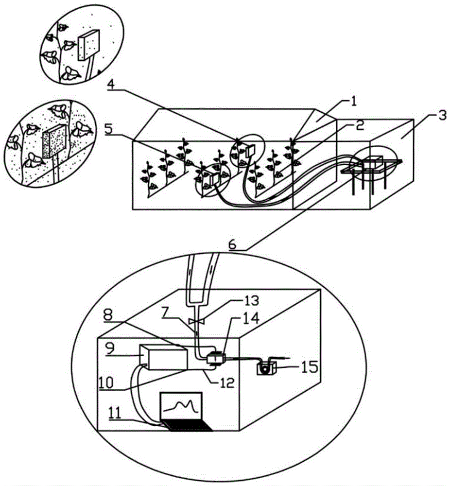 Online early warning method and system for endospore plant diseases based on terahertz spectroscopy technology