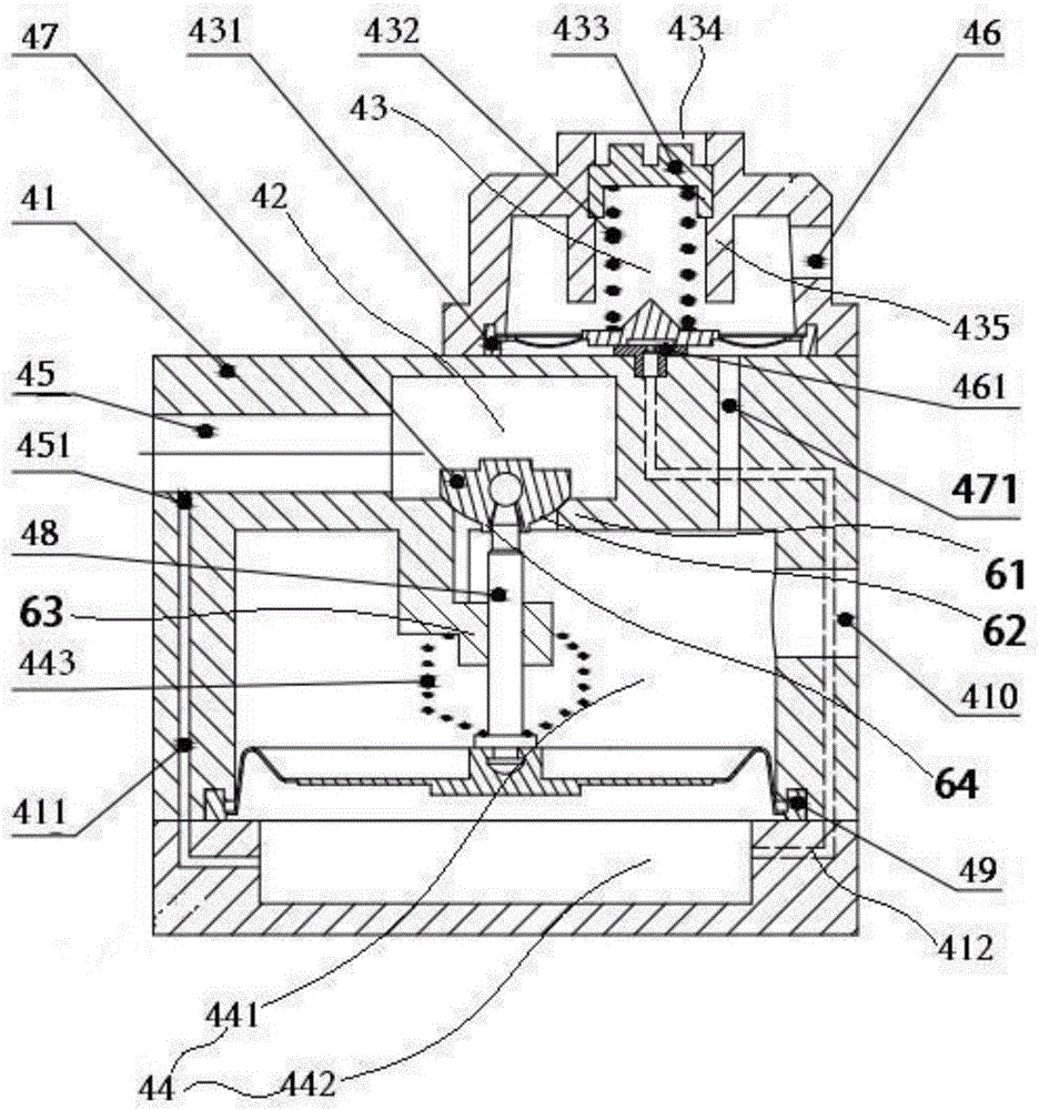 Forced full premixed gas combustion device that can completely burn gas