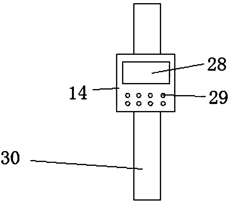 Cable supporting device with good stability for erecting power cables