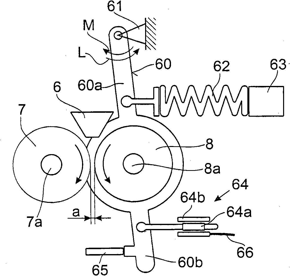 Apparatus for on spinning room preparation machine for correcting measurement signal