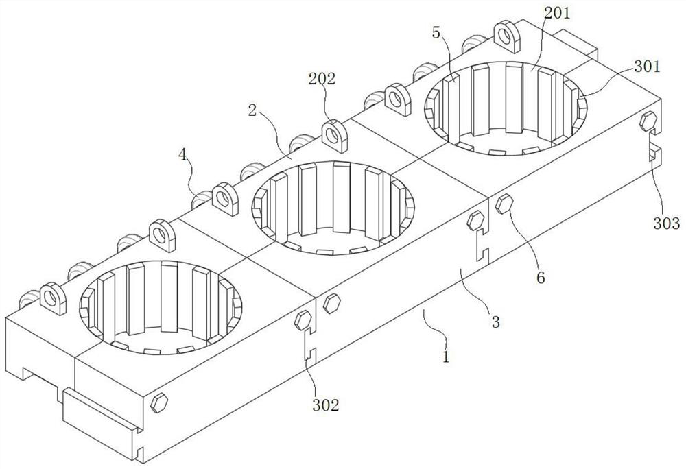 Adjustable multi-pipe transport device for building construction