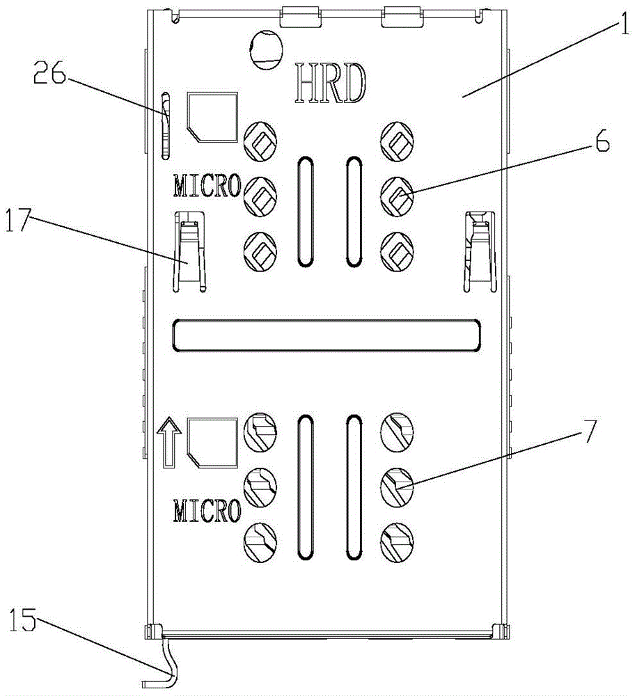 A mobile phone deck with long service life