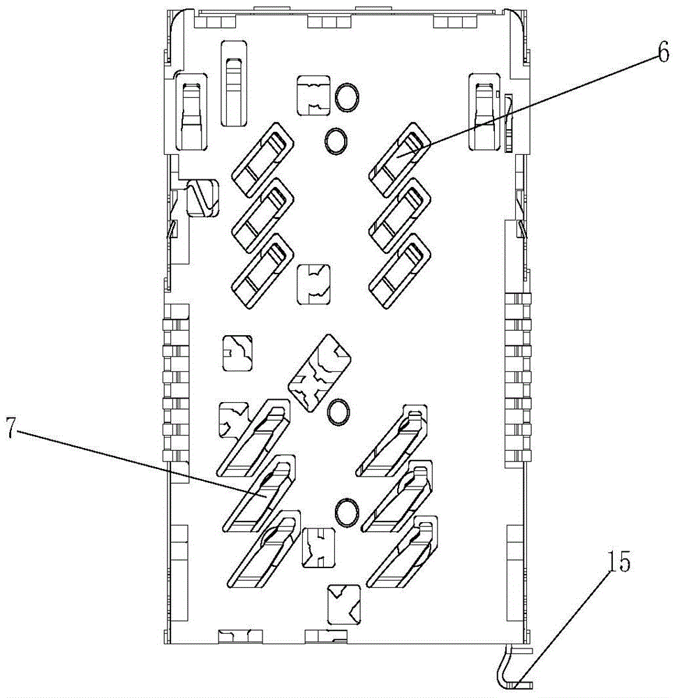 A mobile phone deck with long service life