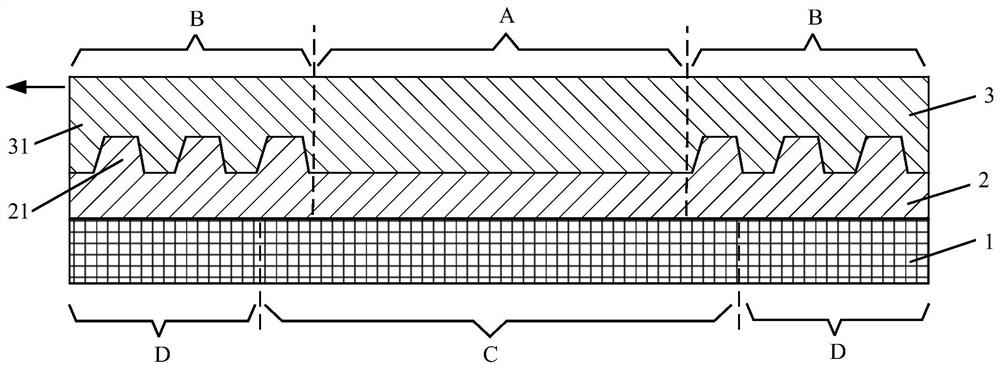 Film layer structure, touch panel and preparation method for film layer structure