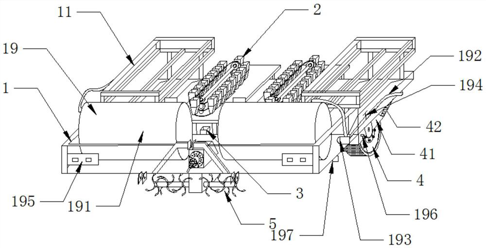 Rotary tillage and planting all-in-one machine for healthy sugarcane seedlings and single bud stems