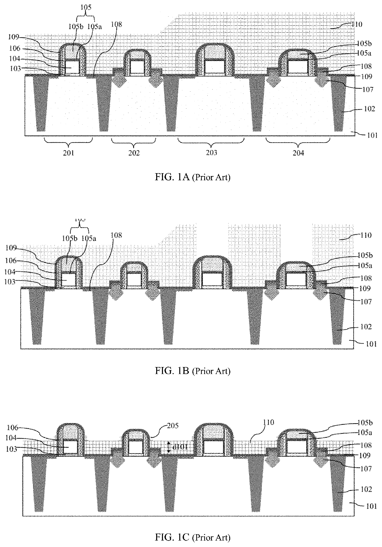 Method for etching back hard mask layer on tops of dummy polysilicon gates in gate last process