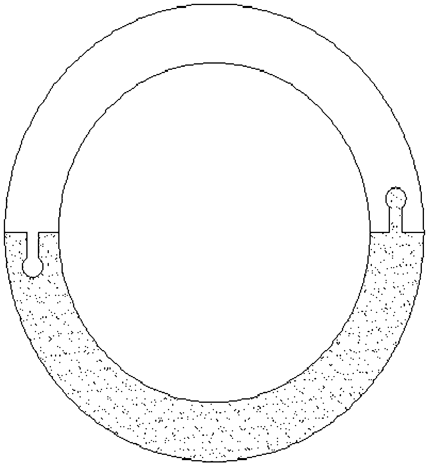 Split-type sealing ring