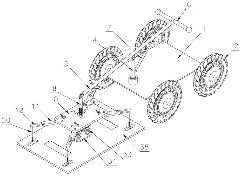 Cable trench cover plate opening device