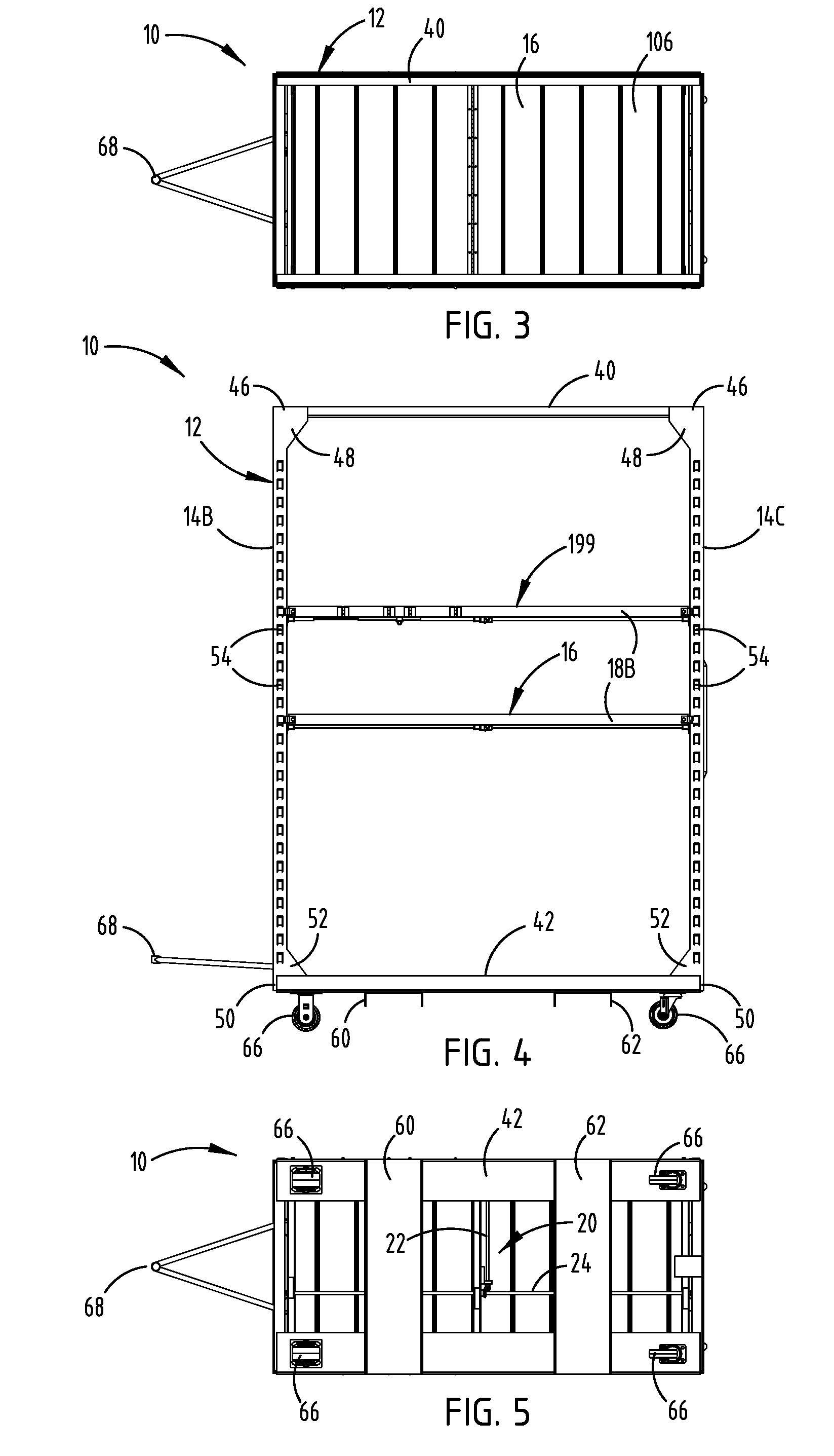 Adjustable shelving assembly