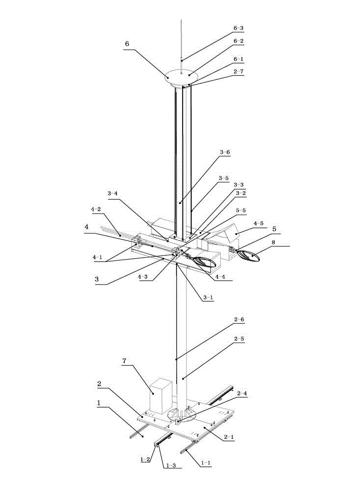 Road lighting field test operation mechanism