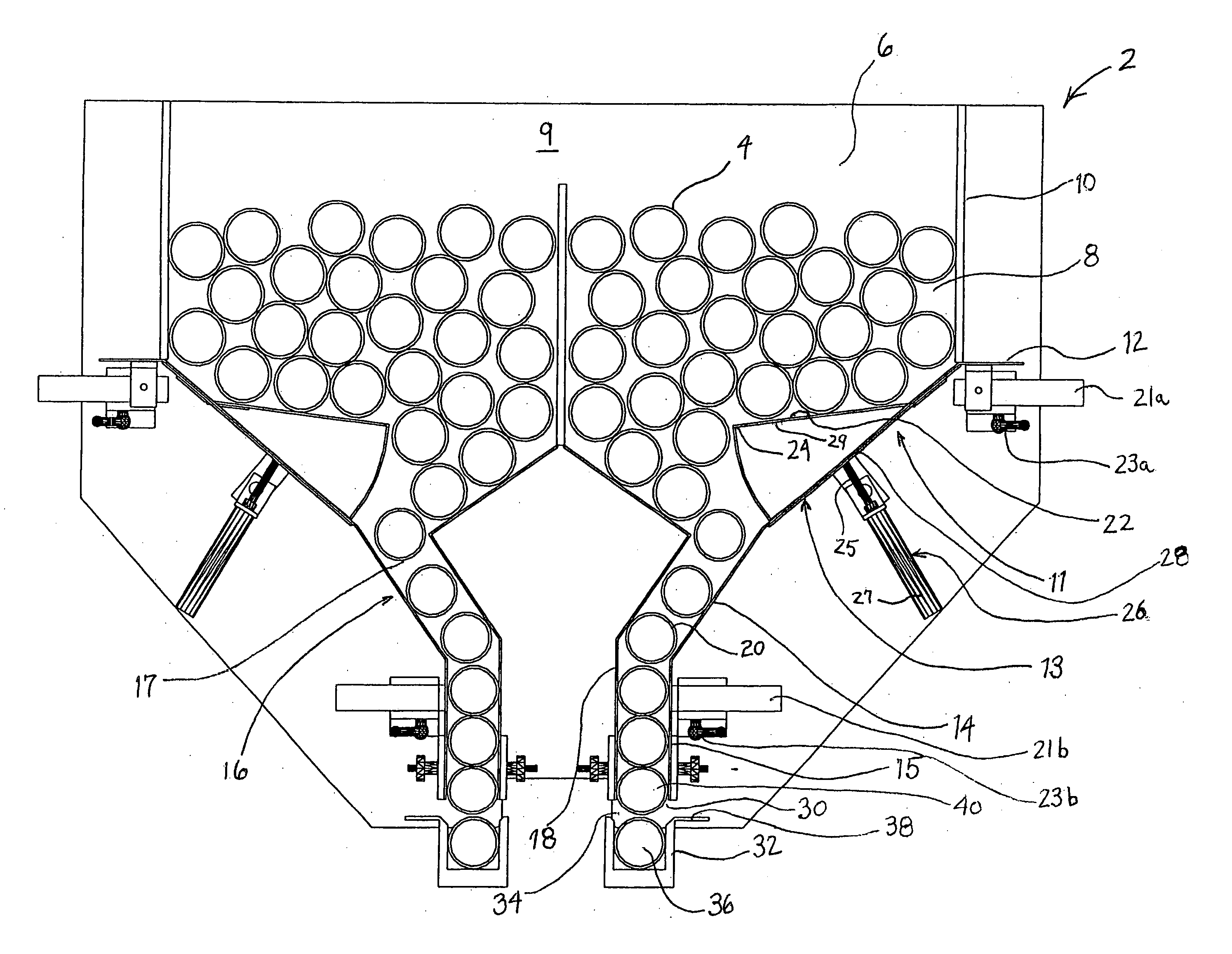 Tube dispensing magazine device and method