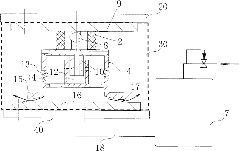 Precise motion platform with vibration dampers