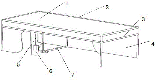 Device for preventing pedestrian from running red light at intersection