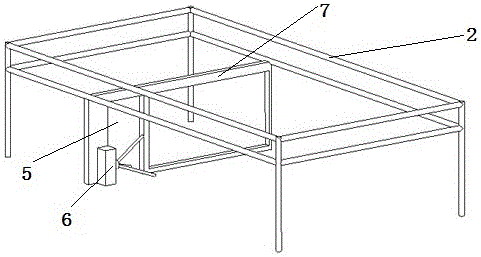 Device for preventing pedestrian from running red light at intersection