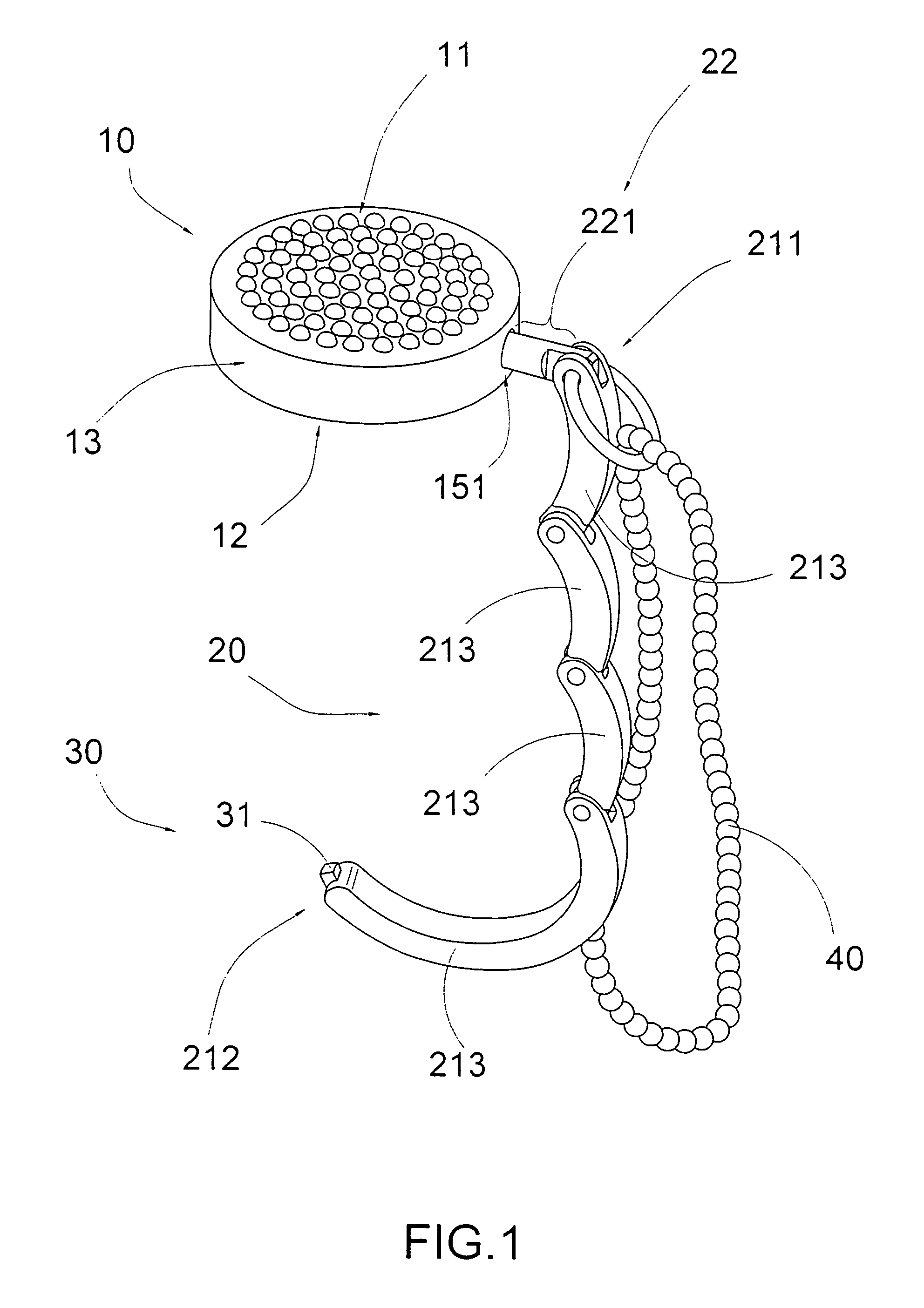 Carry bag with edge swing