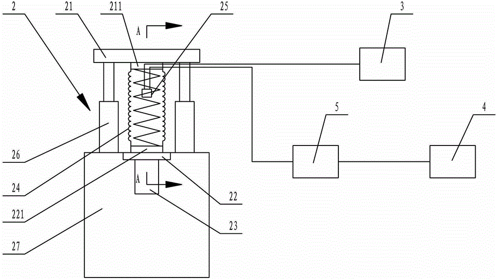 Spring salt mist fatigue test device