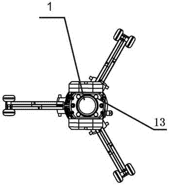 Rehabilitating robot and system for ultraviolet curing pipeline