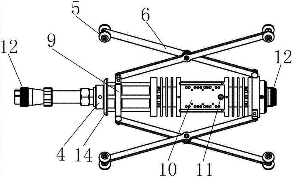 Rehabilitating robot and system for ultraviolet curing pipeline