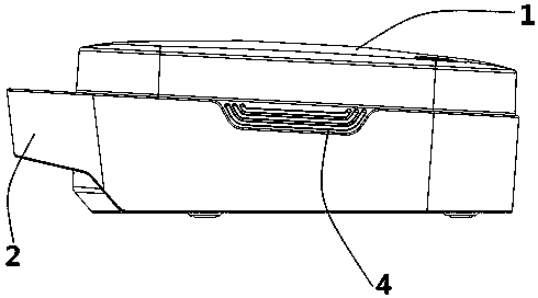 Exhaled air concentration measuring device and method based on human-computer interaction module