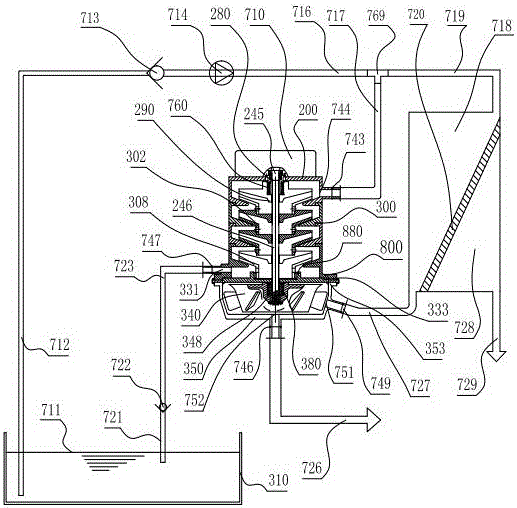 Molybdenum-alloy disc-type flameproof motor seawater-desalination weld seam joint device