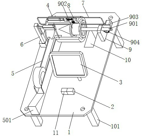 An amorphous iron core test table