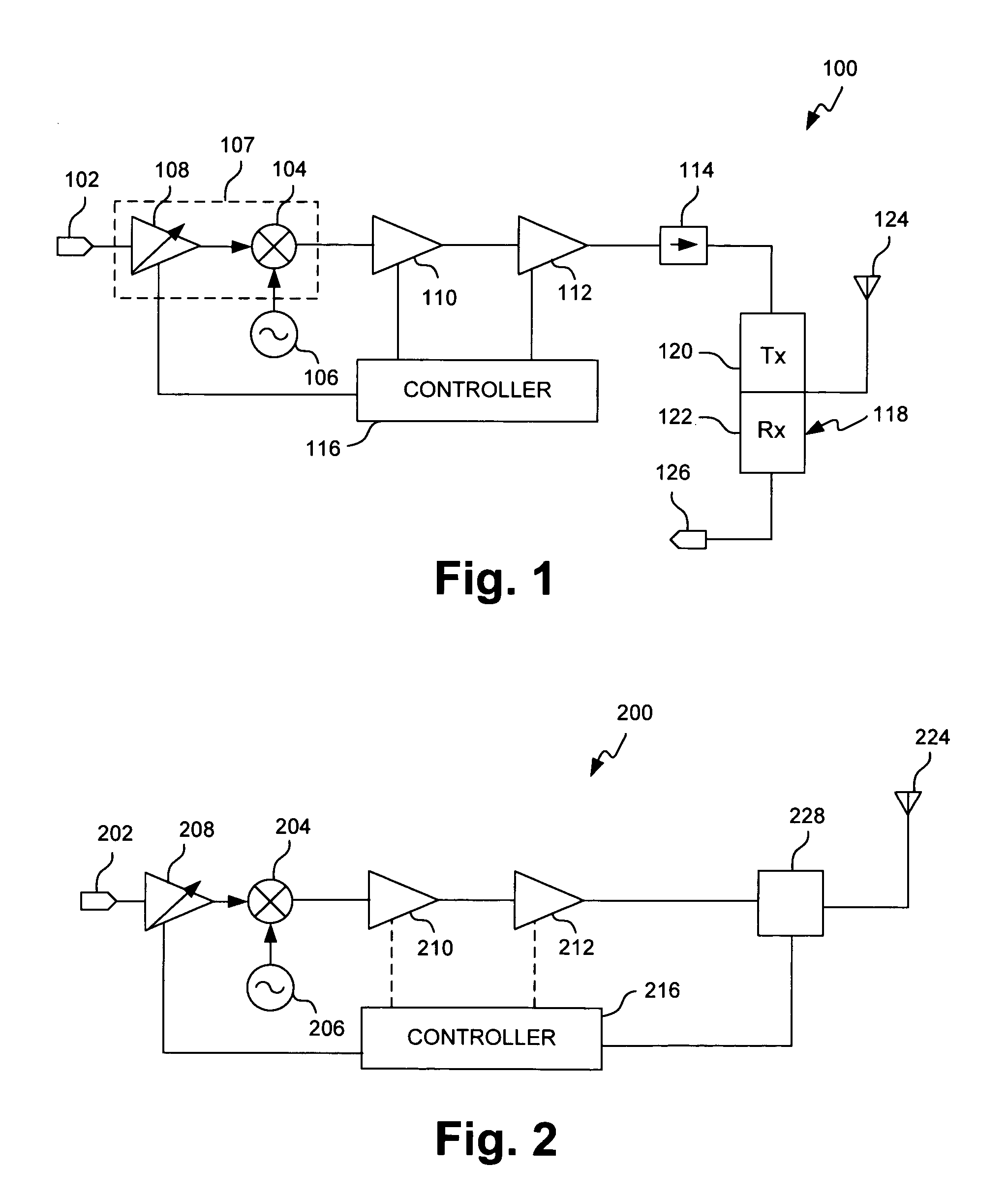 Variable-loss transmitter and method of operation