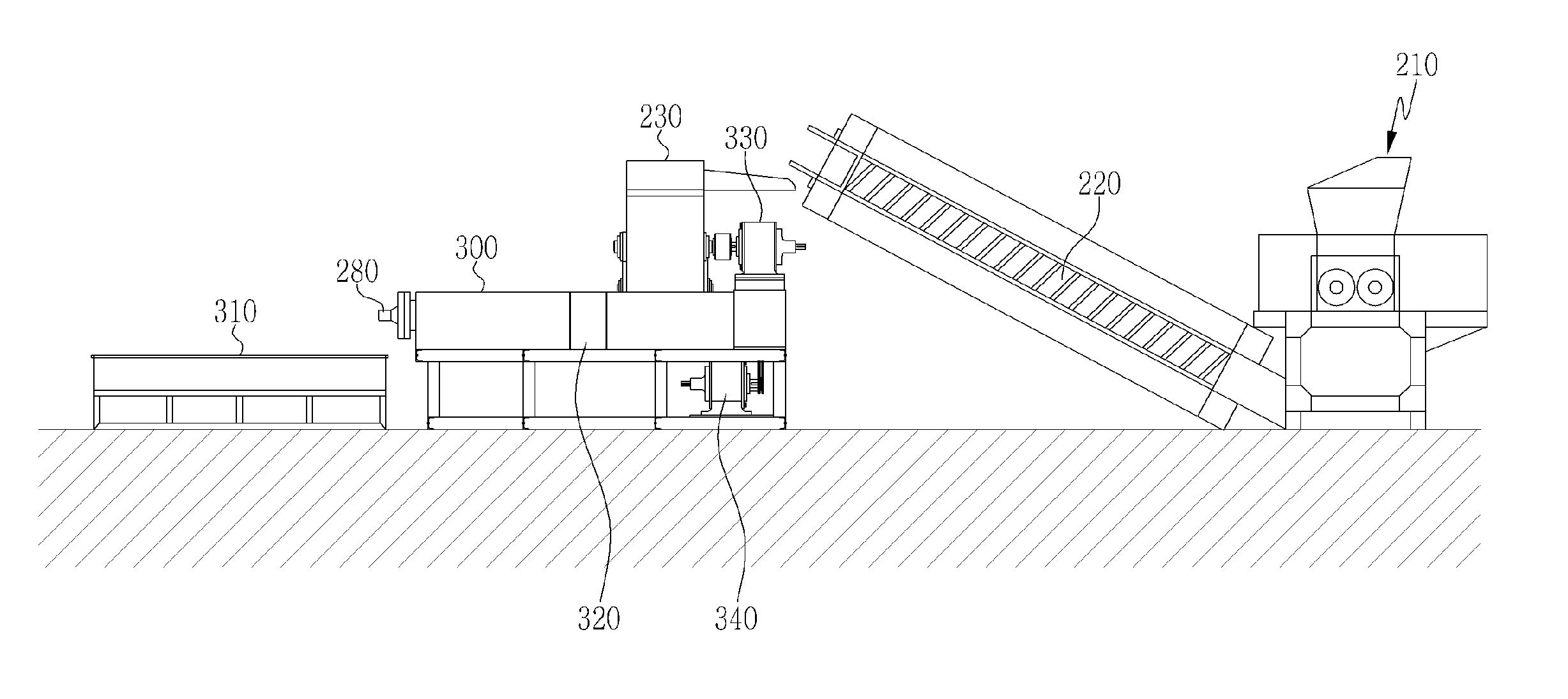 System for pelletizing solid refuse fuel