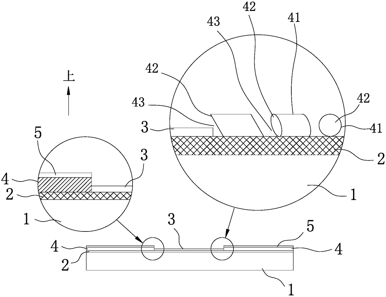 Random texture anti-counterfeiting mark structure and anti-counterfeiting method