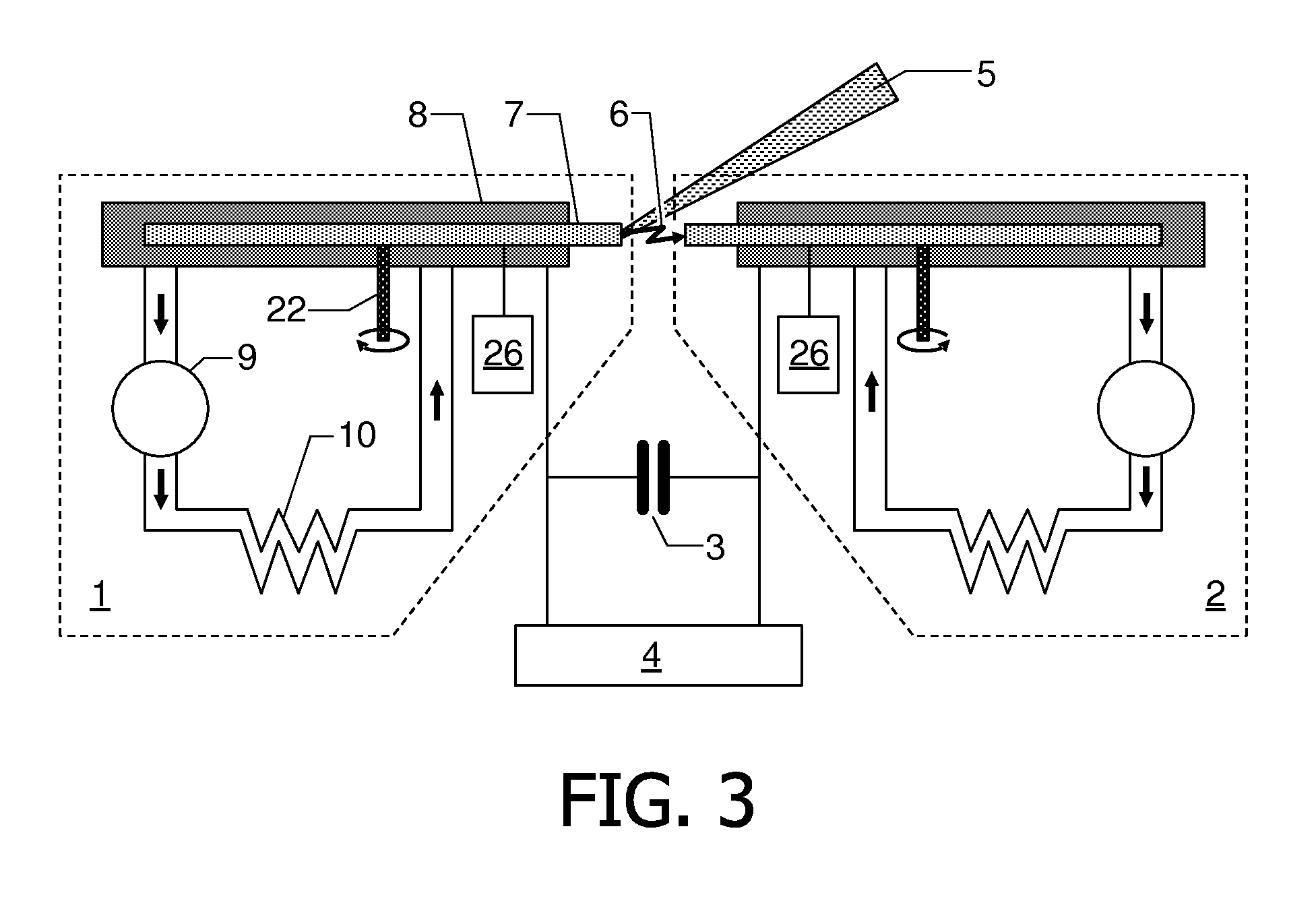 Rotating wheel electrode device for gas discharge sources comprising wheel cover for high power operation