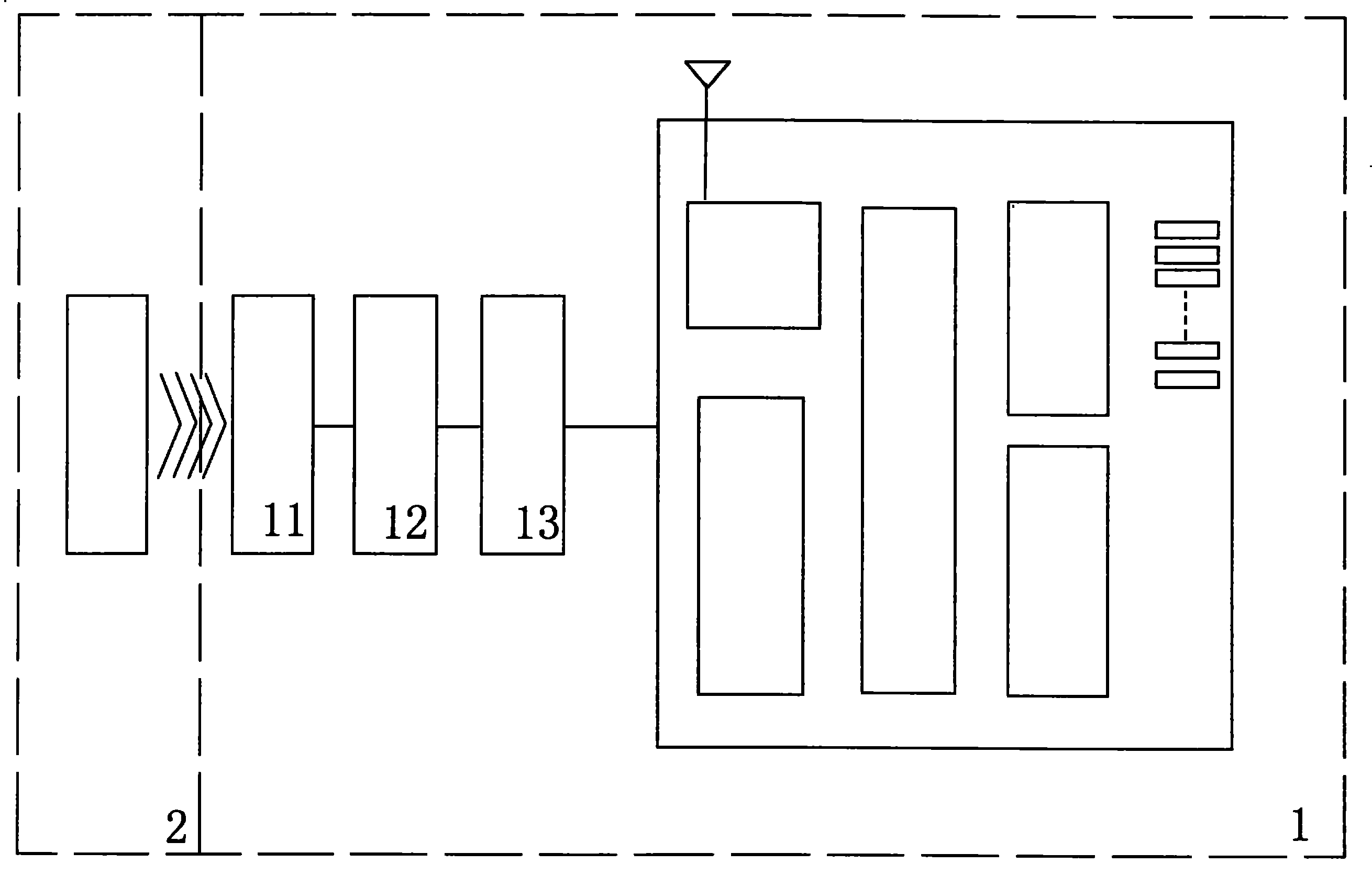 Wireless monitoring device for passive environmental parameters