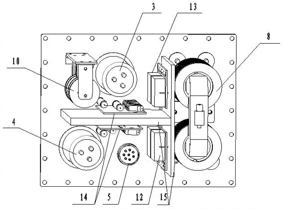 Voltage-multiplying-type high-voltage rectifying oil tank