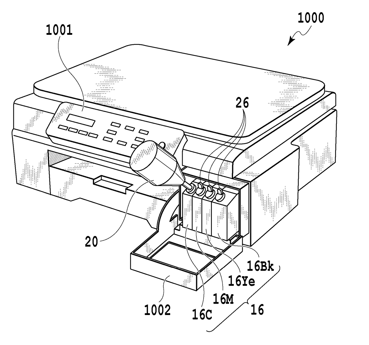 Liquid ejecting apparatus and liquid refilling container